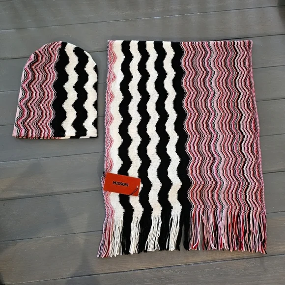 Missoni | Accessories | Missoni Micro Zigzag Wool Scarf And  display picture 1